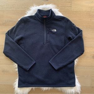 North Face Navy Quarter Zip